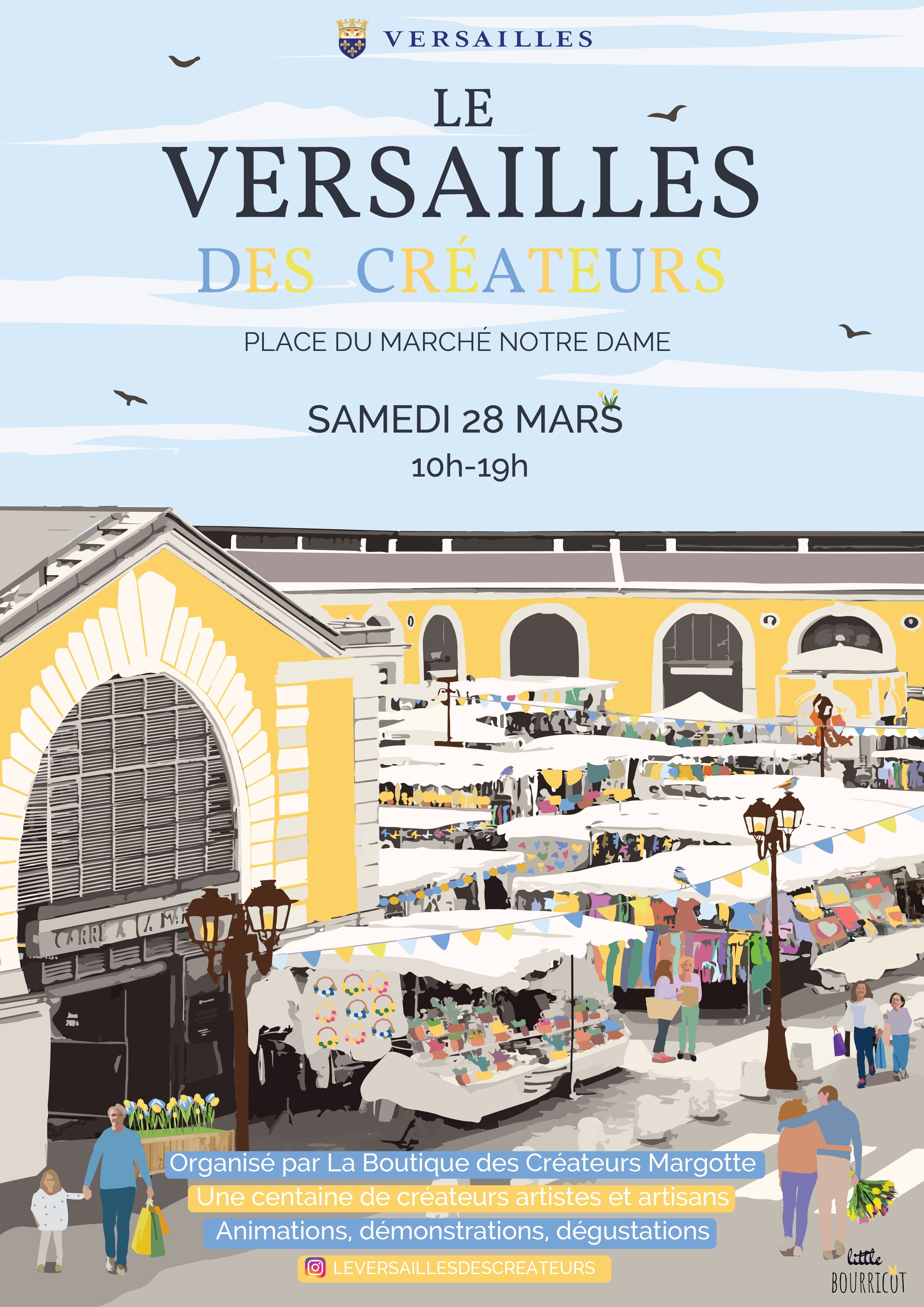 Retrouvez notre collection de vêtements bébé faits main au Marché de Créateurs de Versailles le 28 m